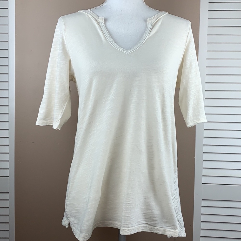 Lucky Brand Open Neck Top